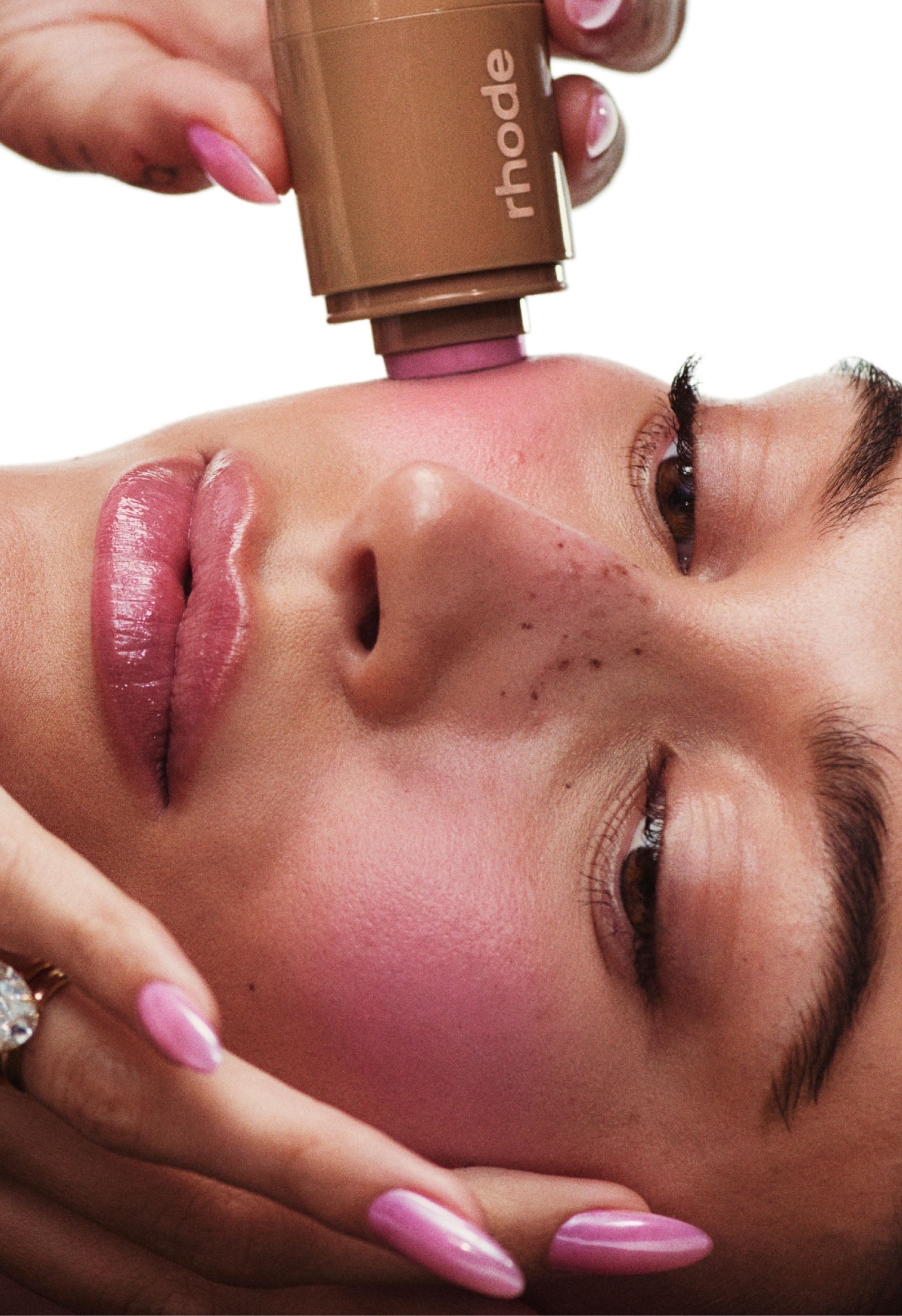 Alternative view of pocket blush piggy