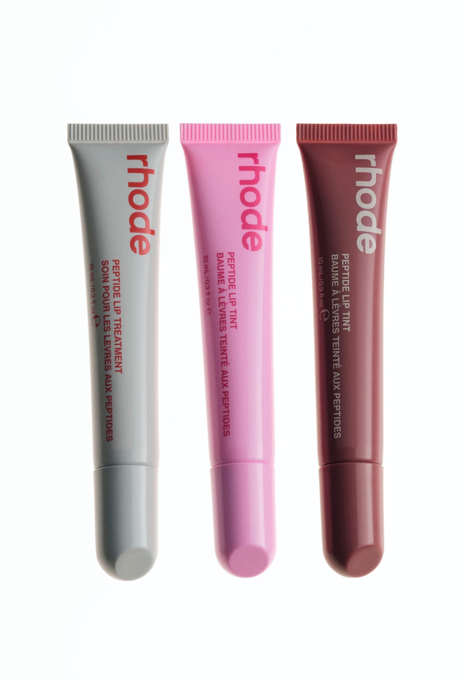 the peptide lip trio strawberry glaze, jelly bean, salty tan - Image 4
